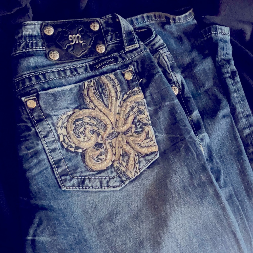 Miss Me Rhinestone Studded Jeans